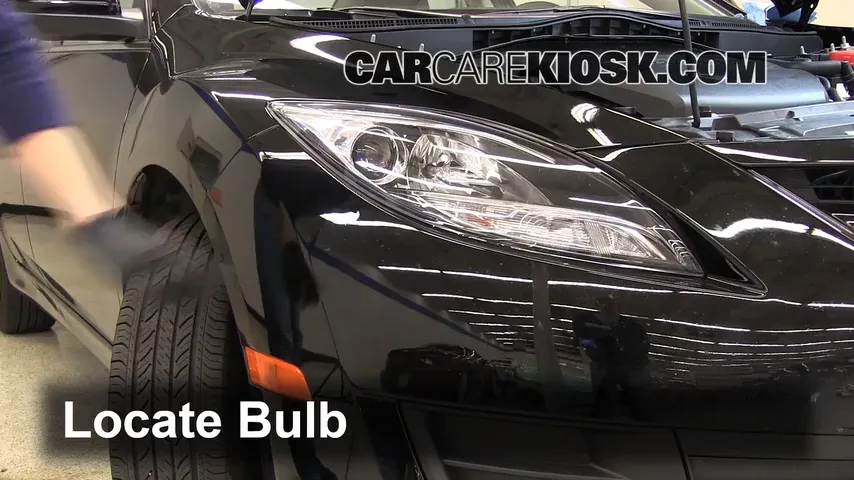2012 Mazda 6 i 2.5L 4 Cyl. Lights Turn Signal - Front (replace bulb)